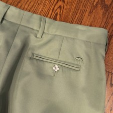 Onward Reserve Performance Chino Shorts Men  s 35 Green 8  Inseam Stretch