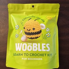 The Woobles Crochet Kit Cornelius the Bee Learn To DIY Beginners Bumble