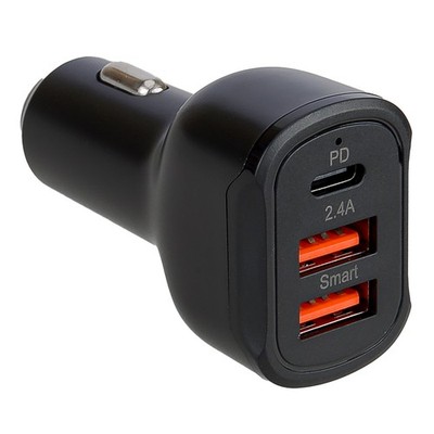 30W Dual USB Car Fast Charger Phone Charging Adapter For Smartphones Tablets New