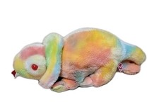 Beanie Buddies Collection Rainbow The Chameleon Tie Dye 1999 14" Stuffed Ty