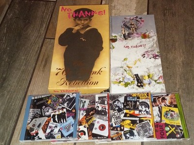 No Thanks! The 70's Punk Rebellion 4 CD Box Set w/ Booklet (2003 Rhino) NICE!