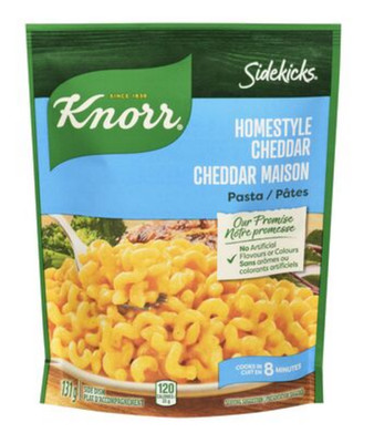 12 x Knorr Sidekicks Homestyle Cheddar Pasta, Sidekicks 131 g Quick Meal, FRESH!