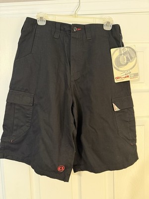 Vintage NEW Airwalk Cargo Shorts NWT 90s Y2K Size 30 Skater Black