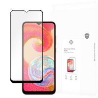 Panzerfolie Schutzglas Samsung Galaxy A04E Displayschutz - Cazy - Schwarz