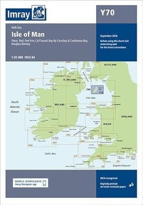Imray Chart Y70 Isle of Man: 2006 by Imray 9780852889916 NEW Free UK Delivery