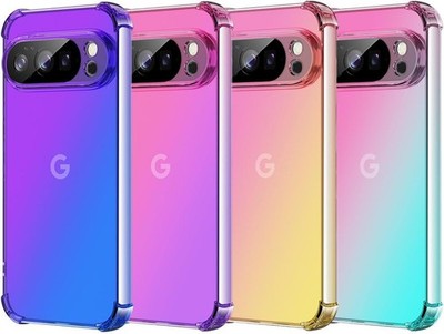 Für Google Pixel 10a 9a Pro XL / 10 Handyhülle Klar Silikon Farbverlauf Gel
