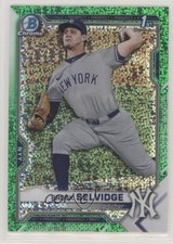 2021 Bowman Draft Chrome Green Sparkle Refractor 91/99 Brock Selvidge s3g