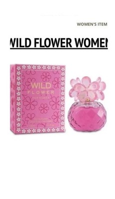 Wild Flower Pink, Women Perfume Eau de Parfum Floral Notes Sweet Fresh 3.4 OZ