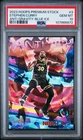 2023-24 Hoops Premium Stock Stephen Curry Anti-Gravity Blue Ice /99 PSA 10 GEM