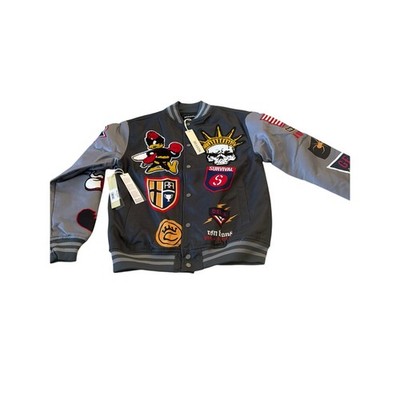 NWT Reason Trust No One Patchwork Jacket. Size M