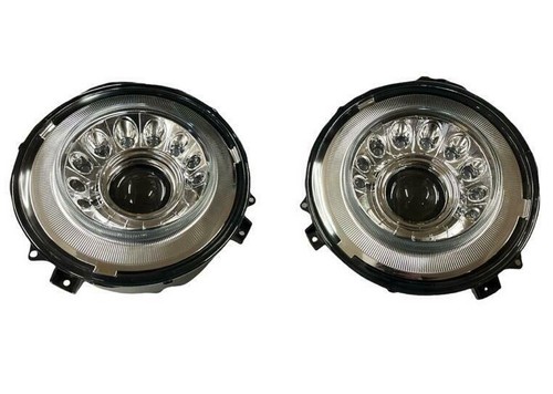FAROS LED REDONDOS M-LOOK CHR APTOS 07-18 G CLASE G63 G550 W463 AMG - Imagen 3 de 8