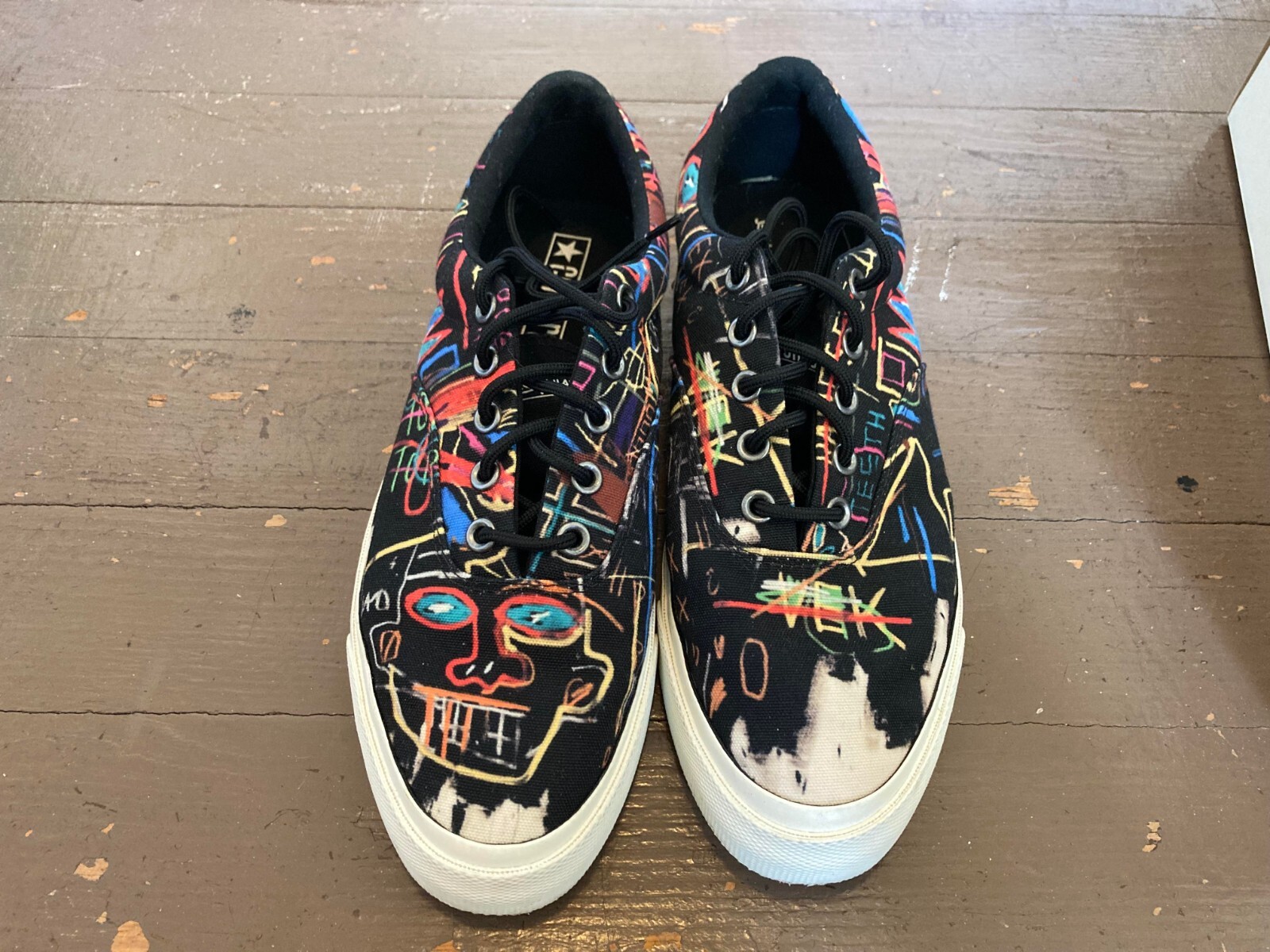Converse X JeanMichel Basquiat Sneakers Skidgrip 11.… Gem