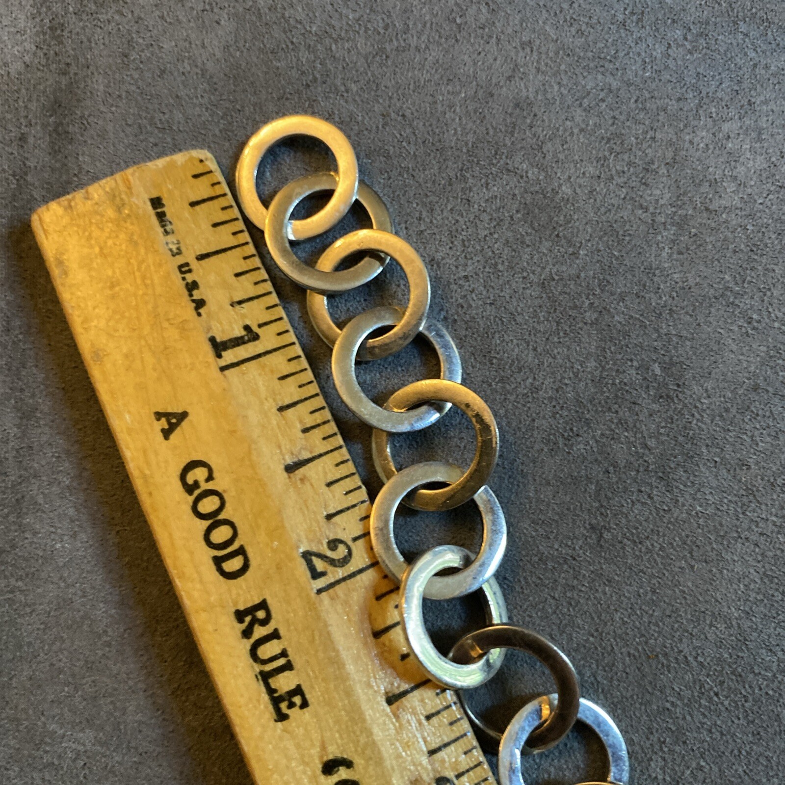 Canada Sterling Silver 925 Interlocking Circle Ch… - image 7