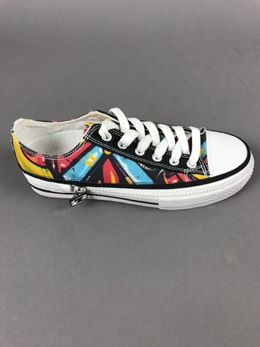 ZIPS ZIPZ Zipper Shoes 6 Mens EUR 38 CM 24 Crazy and Fun - Picture 9 of 12