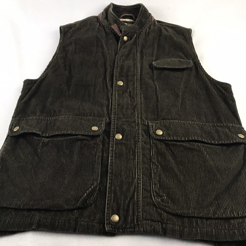 Mens Orvis Corduroy Style Brown Zip 