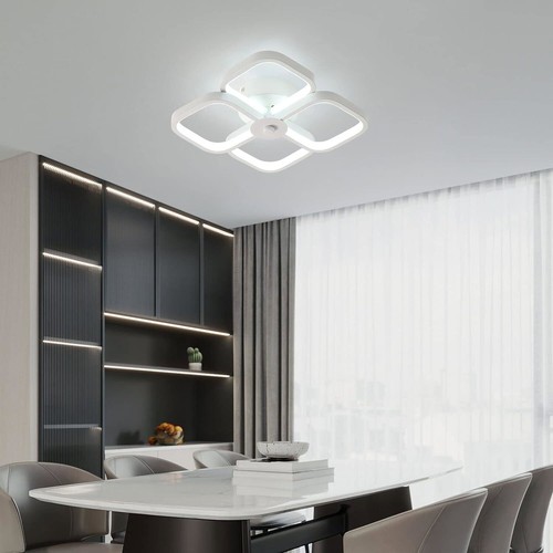 32W Plafoniera a LED Lampada da Soffitto 6500K Luce da Parete Quadrato Cucina - Foto 3 di 9