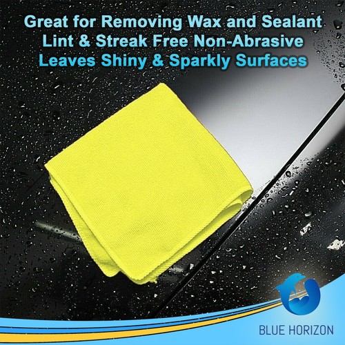 Microfiber Towel Cleaning Wash-Cloth Rag 36-Pack 16x16 Car Polish Dry Detailing - Picture 45 of 51