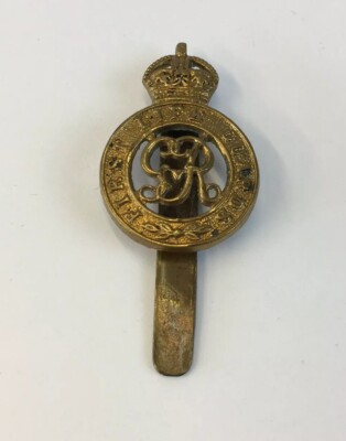 First Rettungsschwimmer Messing Mützenabzeichen George V 5,3 cm lang