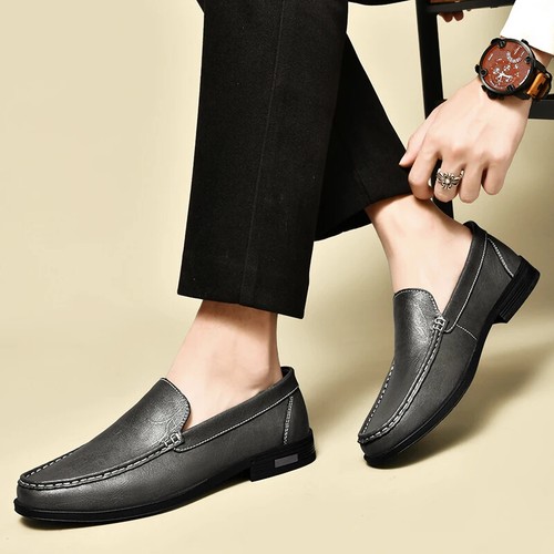Mocassini mocassini uomo uomo scarpe formali matrimonio festa uomo eleganti ufficio - Foto 20 di 34