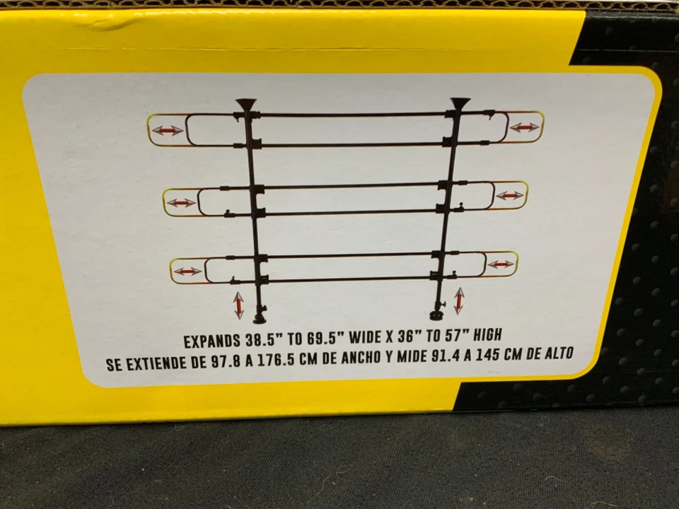 PRECISION VEHICLE PET BARRIER UNIVERSAL SIZE ADJUSTABLE  - Image 2 of 3