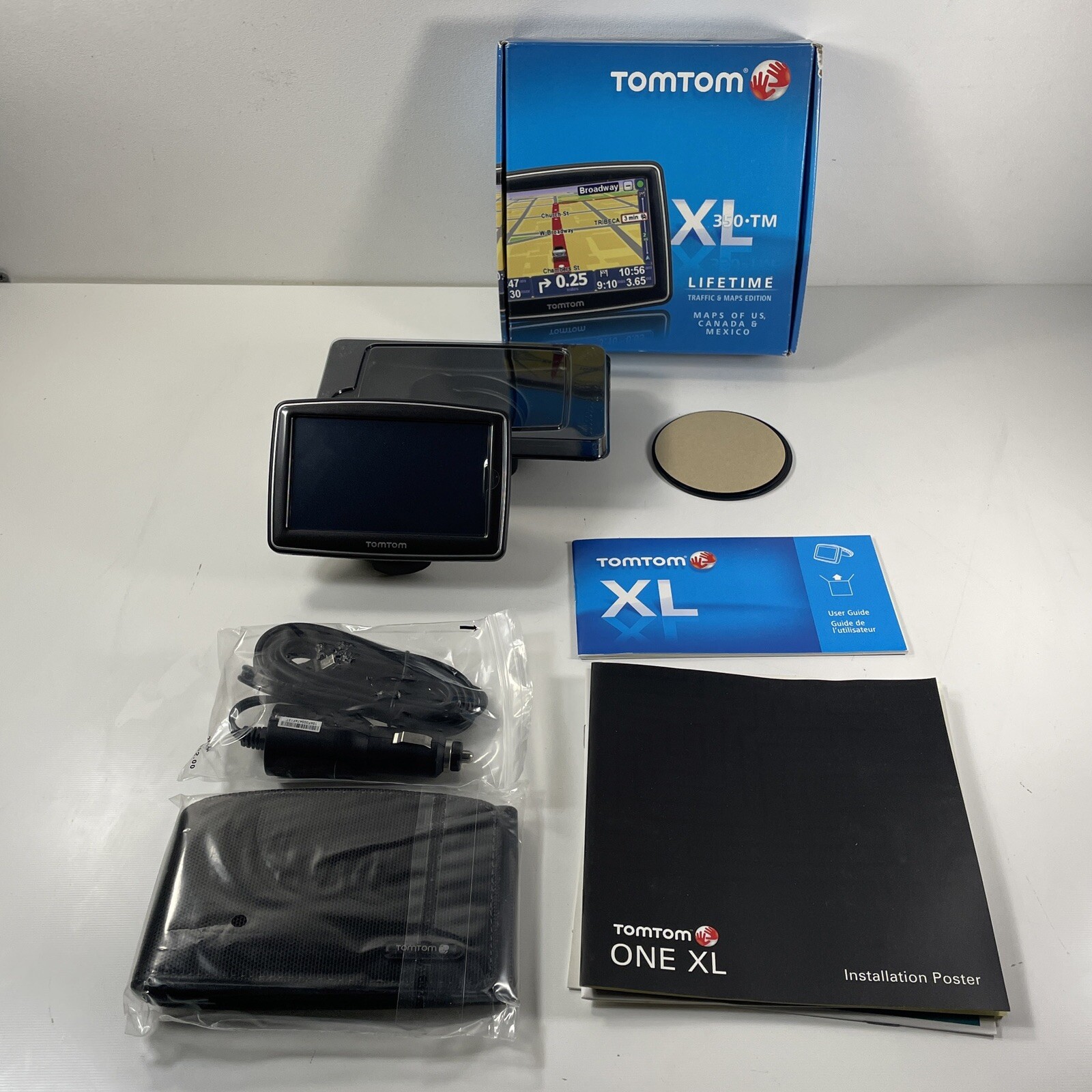 TomTom XL 350S GPS Set - USA/Canada/Mexico Maps, Lifetime Traffic, 4.3" Screen, Open Box 12 thumbnail image
