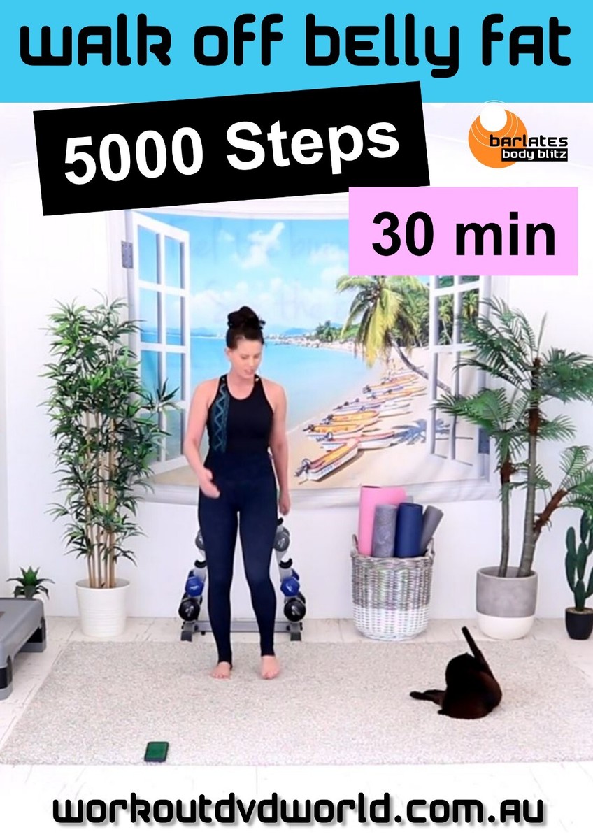 Walk Aerobics Walking Workout DVD WALK OFF BELLY FAT 5000 Steps