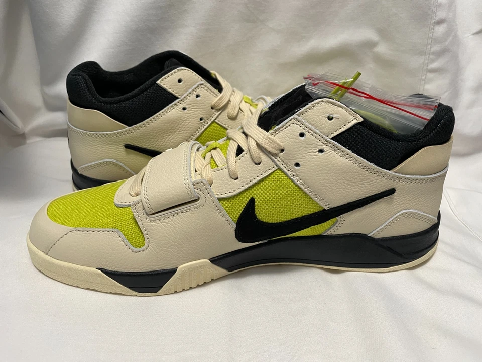 Jordan Jumpman Jack TR Travis Scott Mens 12 Muslin Bright Cactus FZ8117 102 - Image 2 of 4