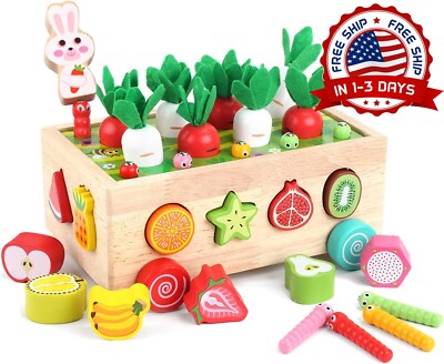 Juguetes Educativos De Madera Para Regalos Para Niños De 2, 3 Y 4 Años Y Arriba.