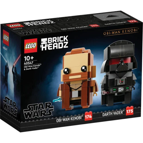 LEGO BRICKHEADZ: Obi-Wan Kenobi & Darth Vader (40547) NISB