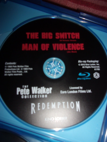 THE BIG SWITCH & MAN OF VIOLENCE - FROM PETE WALKER COLLECTION 2 - BLU-RAY - NEW - Picture 1 of 3
