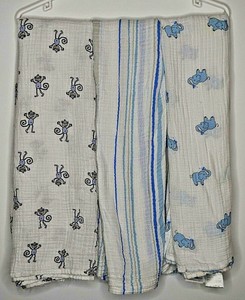 Baby Knitted Swaddle Wrap Muslin Blankets Super Soft ...