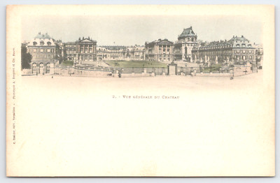 Versailles Palace Vintage Postcard Vue Generale du Chateau France Undivided Back
