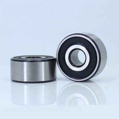 1PC 5204-2RS (20x47x20.6 mm) Axial Double Row Angular Contact Bearing ...