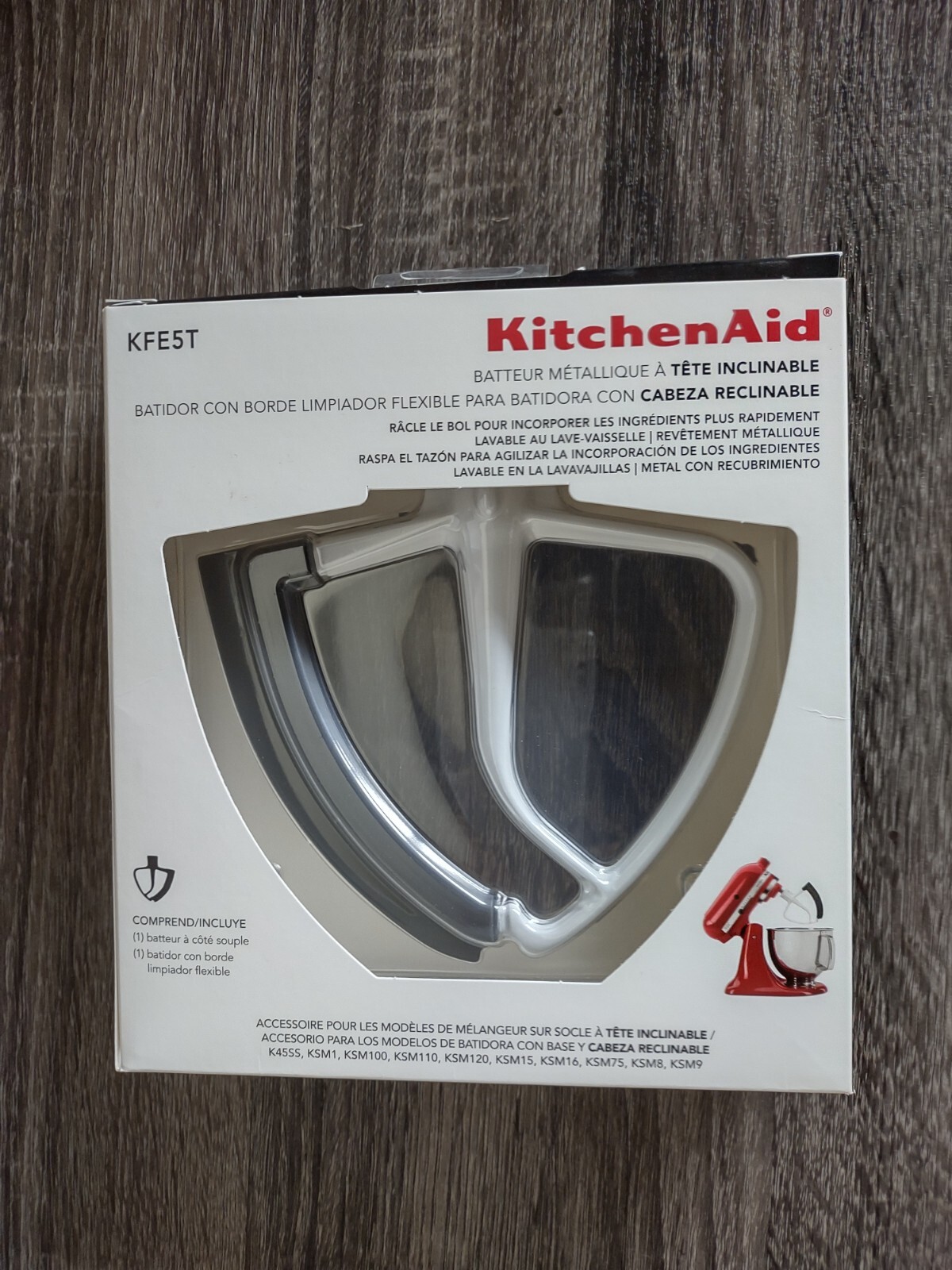KitchenAid KFE5T TiltHead Flex Edge Beater 885902410146 eBay