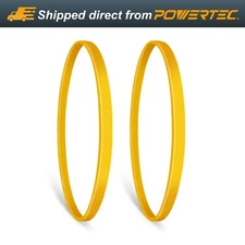 POWERTEC 71725 Heavy Duty Urethane Tires For Bandsaw, 14 Inch Dia by 1 Inch Wide