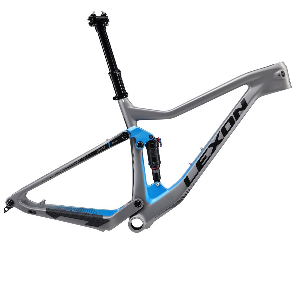 Full Suspension Carbon Fiber XC Mountain Bike Frameset 29er Cross