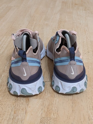 Nike Womens React Element 55 Pumice Pink Running Shoes CK0834-200 Size 11 - Picture 4 of 7