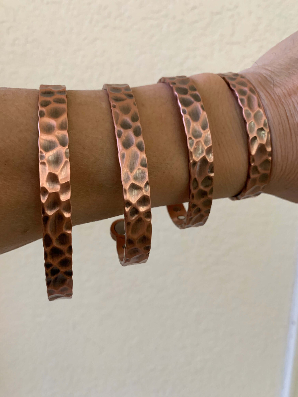 Pure Copper Magnetic Bracelet Bangle Men Women Balance Energy Power Calm Joy RX