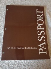 00-01 Honda Passport Electrical Troubleshooting Manual