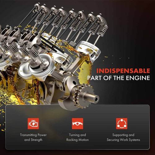 17-4PH Stainless Steel Shaft Mount Rocker Arm Set for Chrysler 273-360 1.5 Ratio - Picture 3 of 10