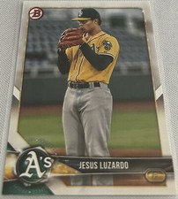2018 Bowman Baseball Prospects Jesus Luzardo Oakland Athletics base card #BP126