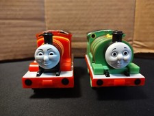 THOMAS THE TRAIN AND FRIENDS 2009 JAMES AND PERCY PULL BACK ENGINES