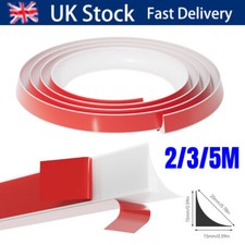 Silicone Skirting Board Caulk Strip Coving Self Adhesive Floor Edging Beading