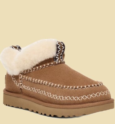 UGG Womens Classic Ultra Mini Alpine 1158224 Chestnut Booties