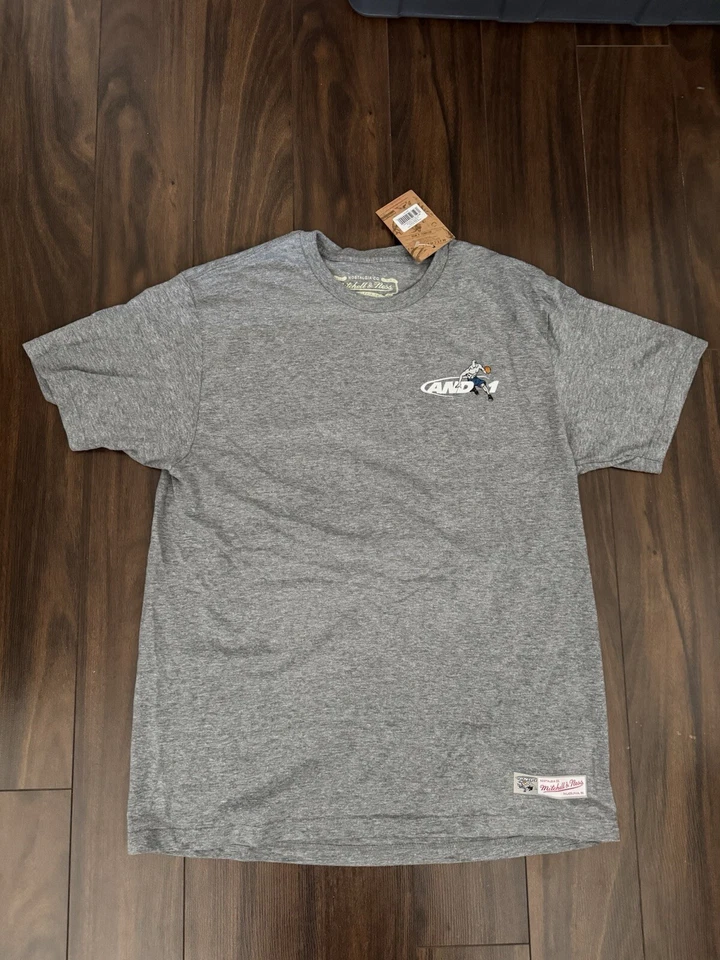 Mitchell Ness x AND 1 Colaboración Talla Grande Nuevo con Etiquetas OG 2023 Retro Gris Foto 2 de 4
