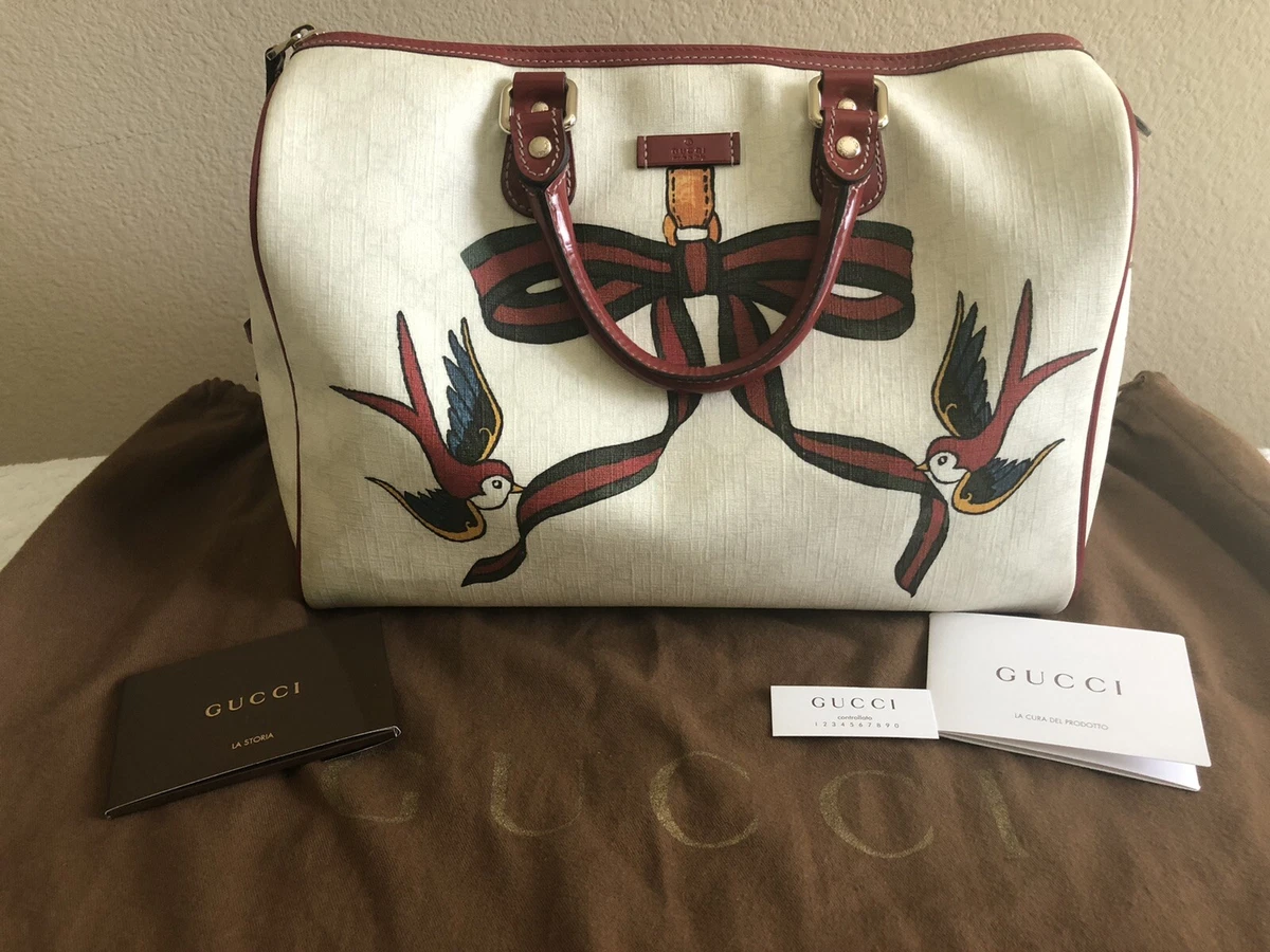 Gucci Limited Edition Tattoo Heart Joy Boston Bag Gucci