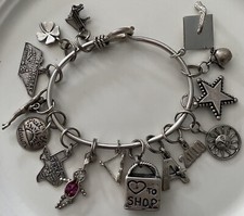 Vintage 925 Sterling Silver Charms Pendants f...