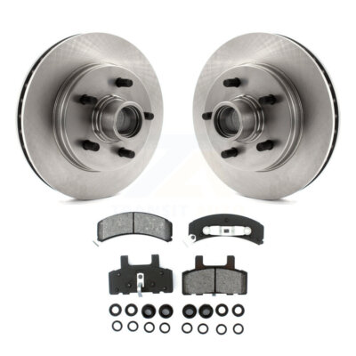 Front Disc Brake Rotors & Semi-Metallic Pad Kit For C1500 Chevrolet GMC Suburban