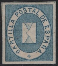 SPAIN - 1869 Franchise Services, Granted to Don Diego Castell - (524/C6)