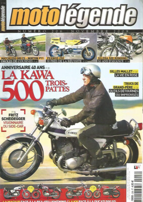 MOTORRAD LEGEND NR. 206 KAWA 500 / MATCHLESS G80 CS - NORTON / PERNOD 250 / GILERA